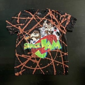 Retro 90s Space Jam Tee - Bleached Vintage